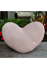 Knitted Heart Pillow