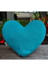 Knitted Heart Pillow