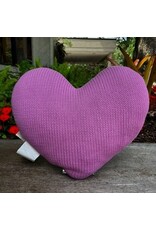 Knitted Heart Pillow