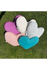 Knitted Heart Pillow