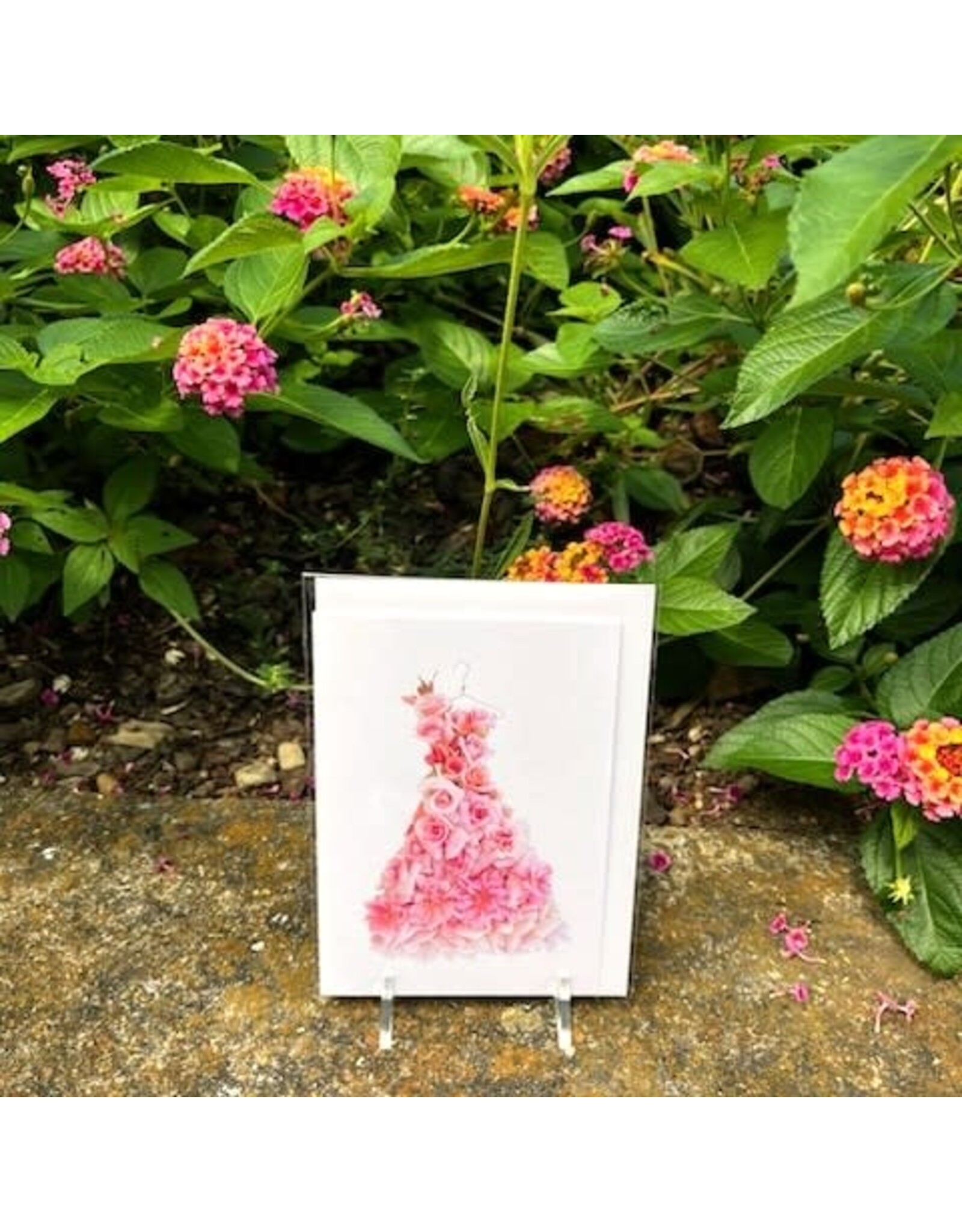 Petal & Pins Flower Dress Card