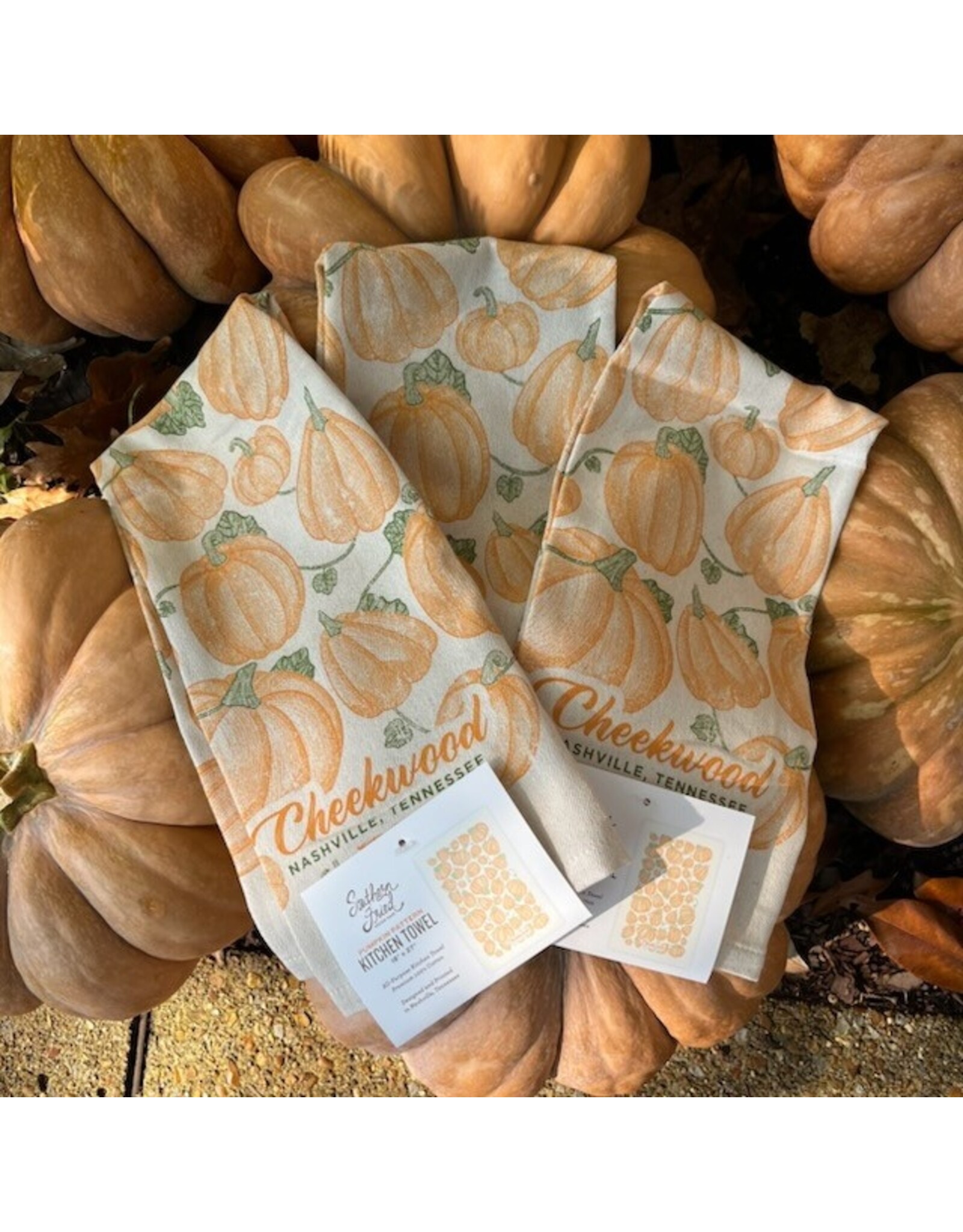 Cheekwood Pumpkin Tea Towel
