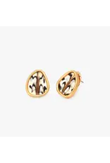 Brackish Teardrop Stud Earrings