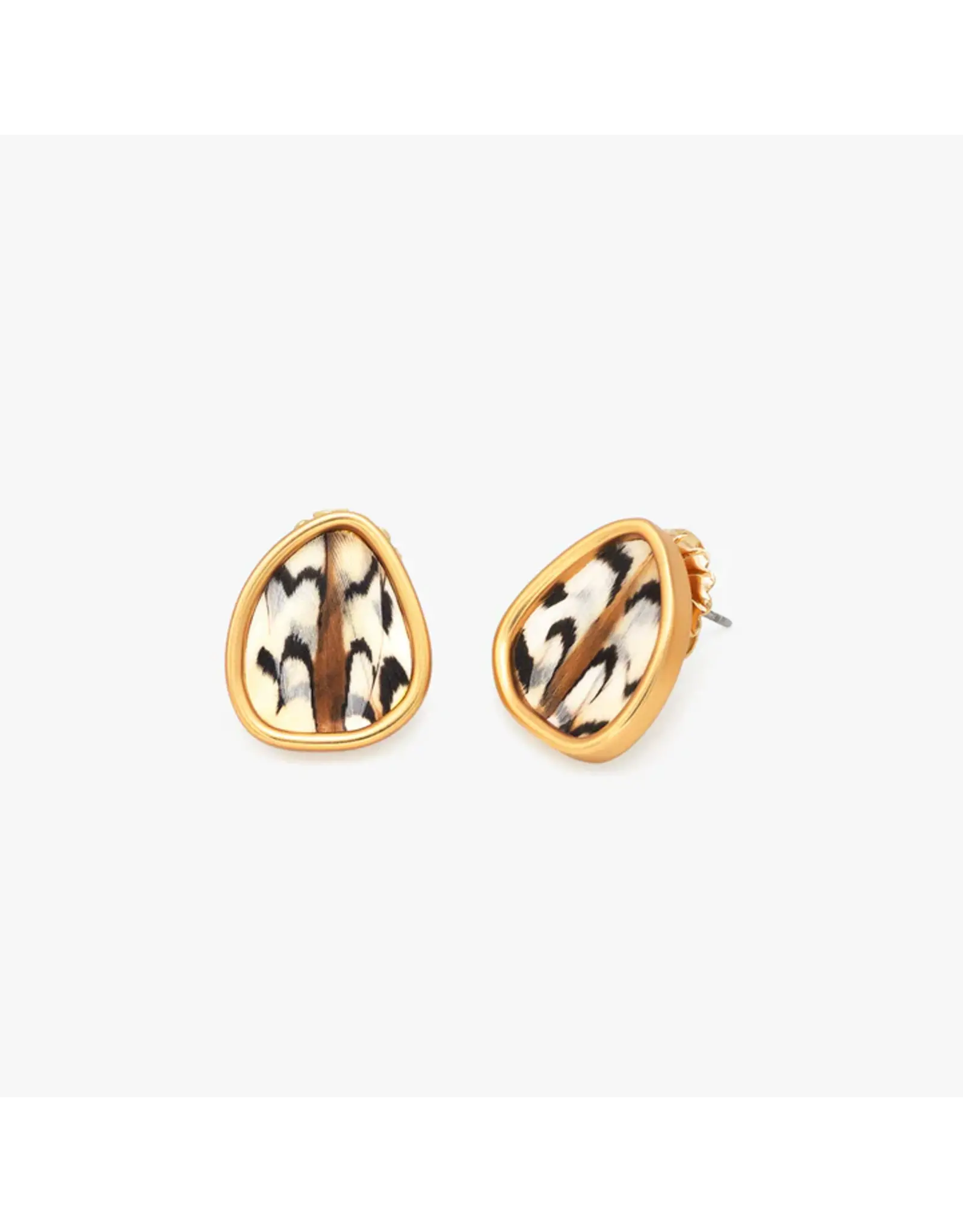 Brackish Teardrop Stud Earrings