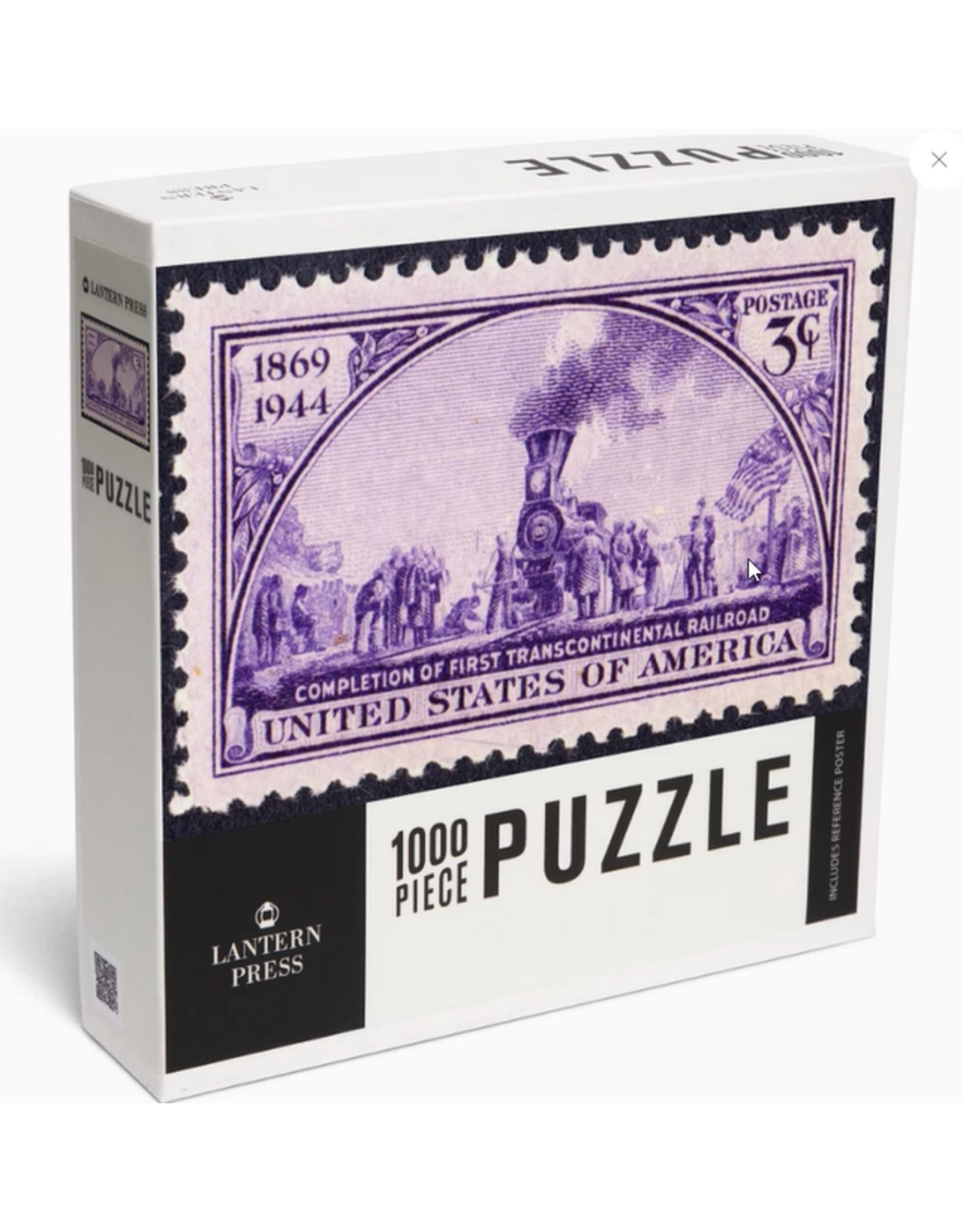 1000 Piece Railroad Stamp Puzzle