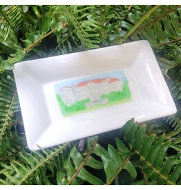 Cheekwood Mansion Watercolor Dish