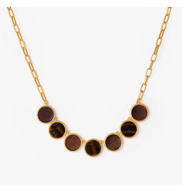 Brackish Multi Bezel Necklace