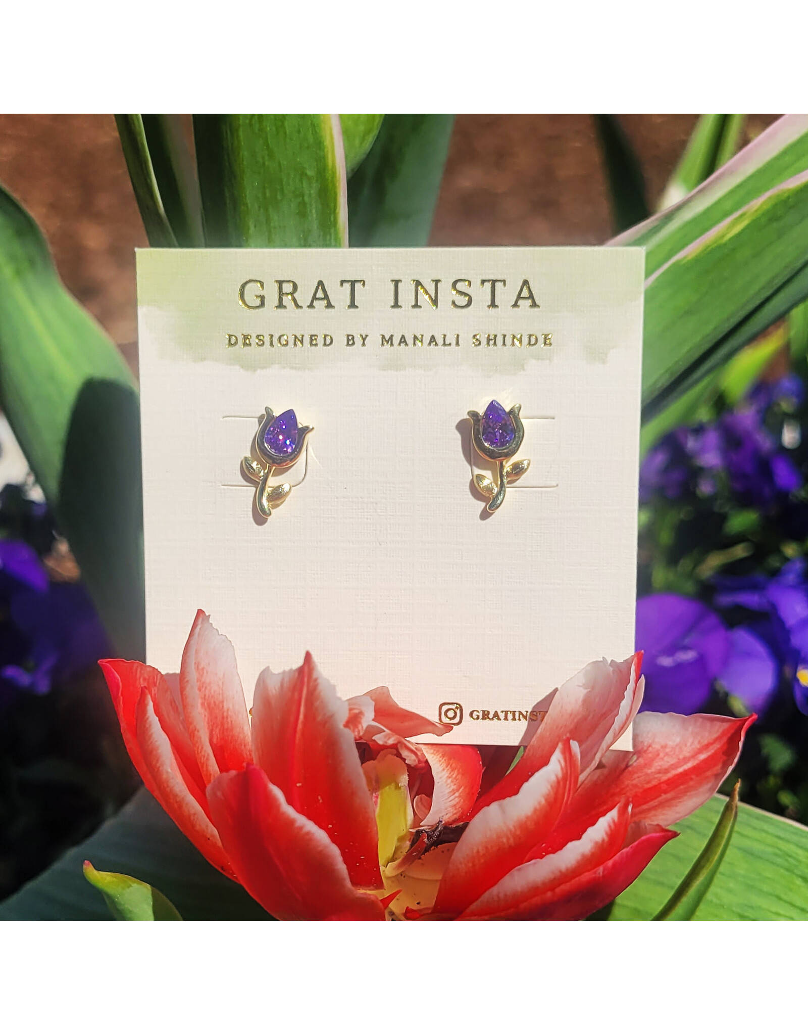 Cheekwood Tulip Earrings