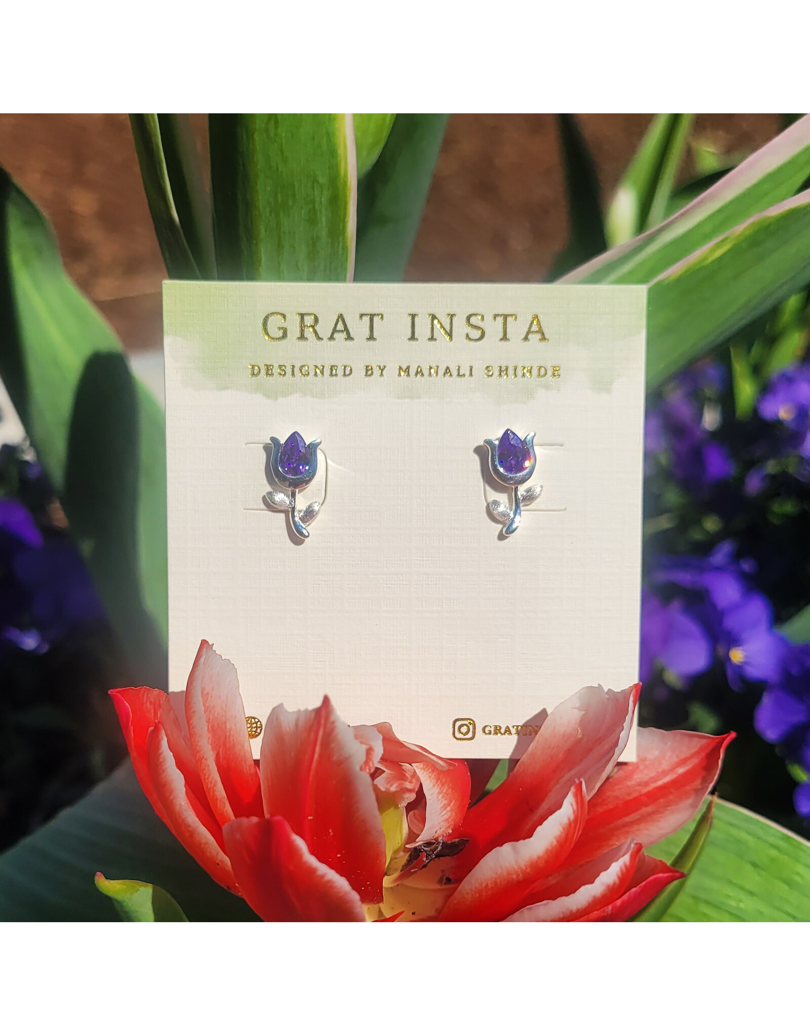 Cheekwood Tulip Earrings