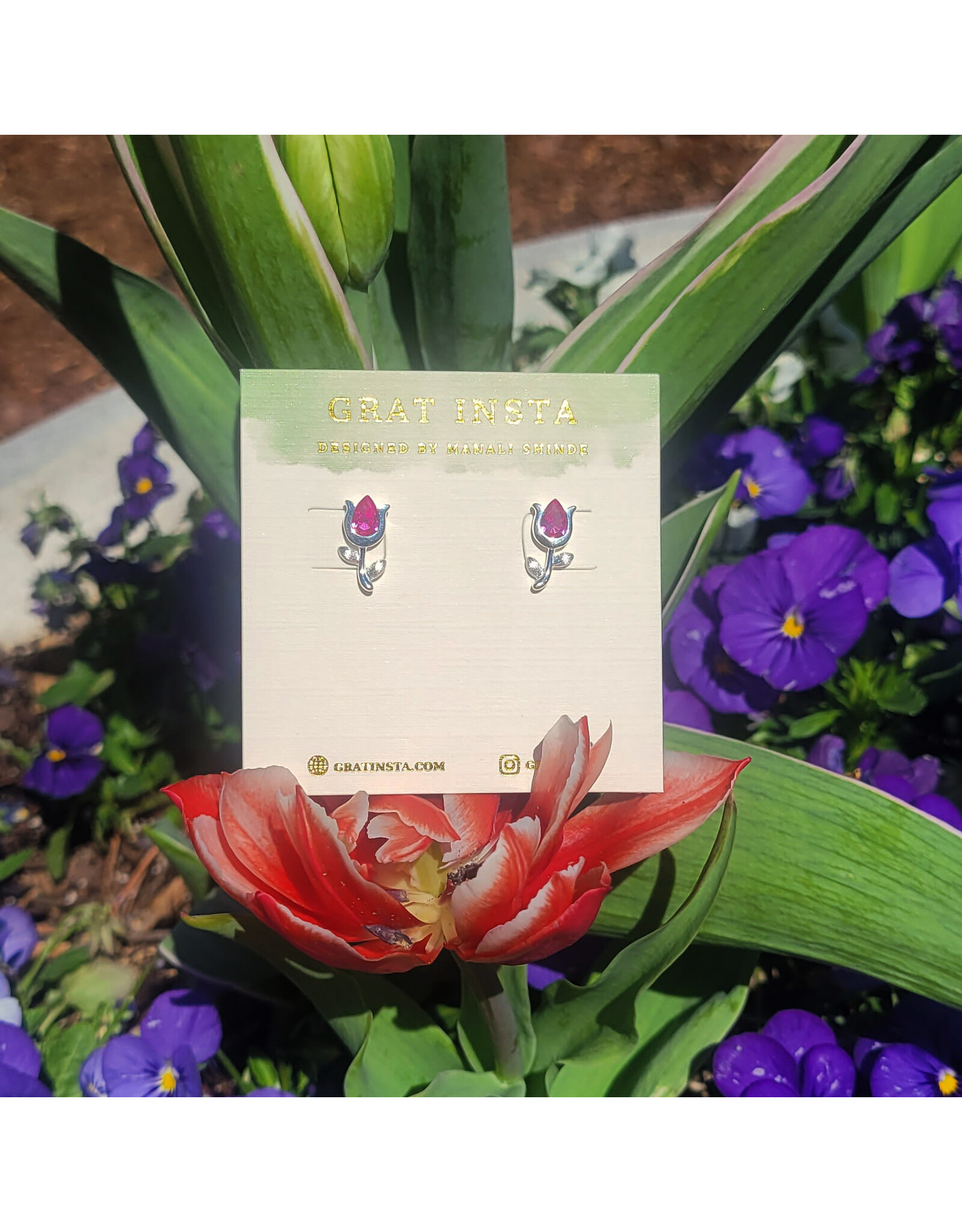 Cheekwood Tulip Earrings