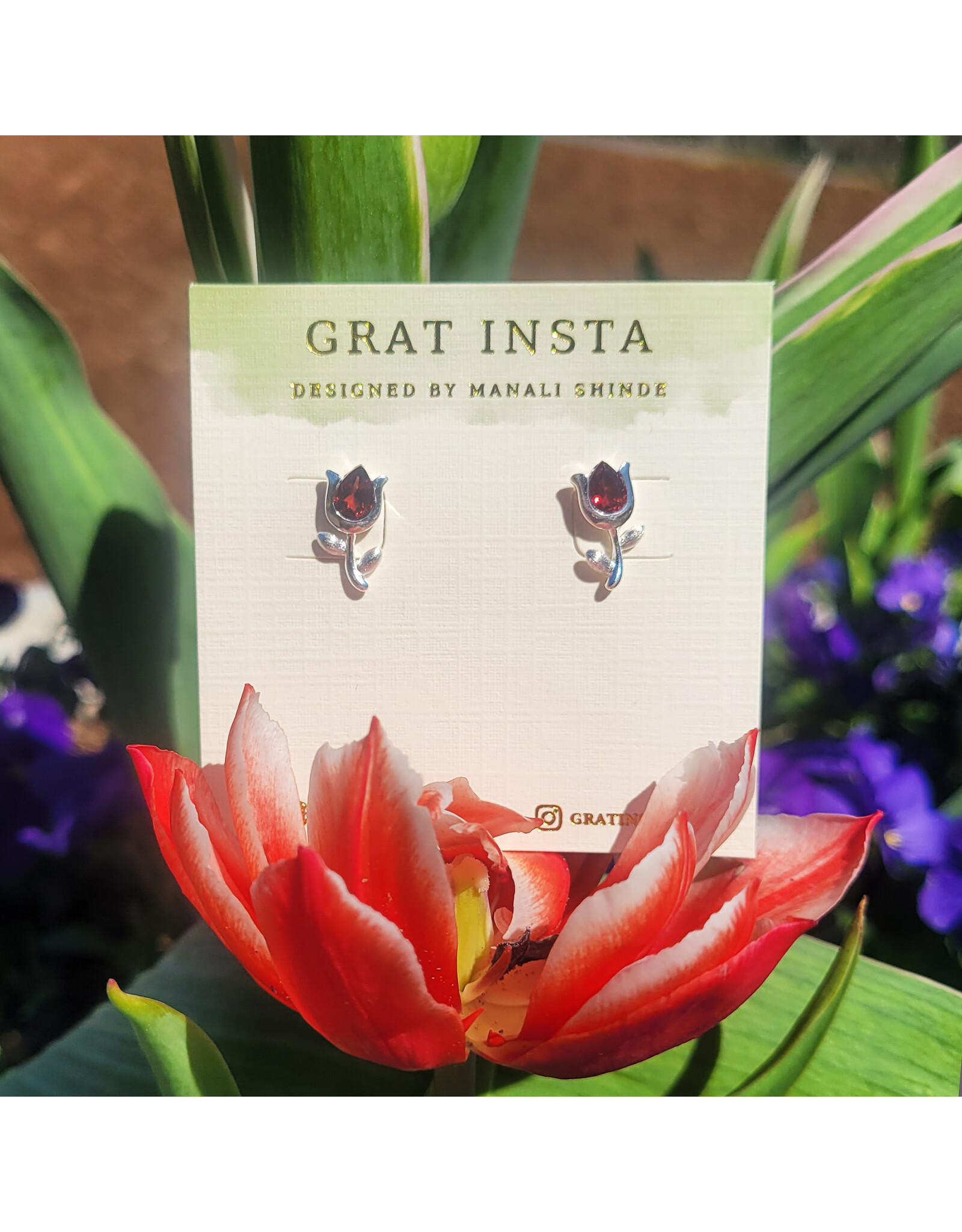 Cheekwood Tulip Earrings