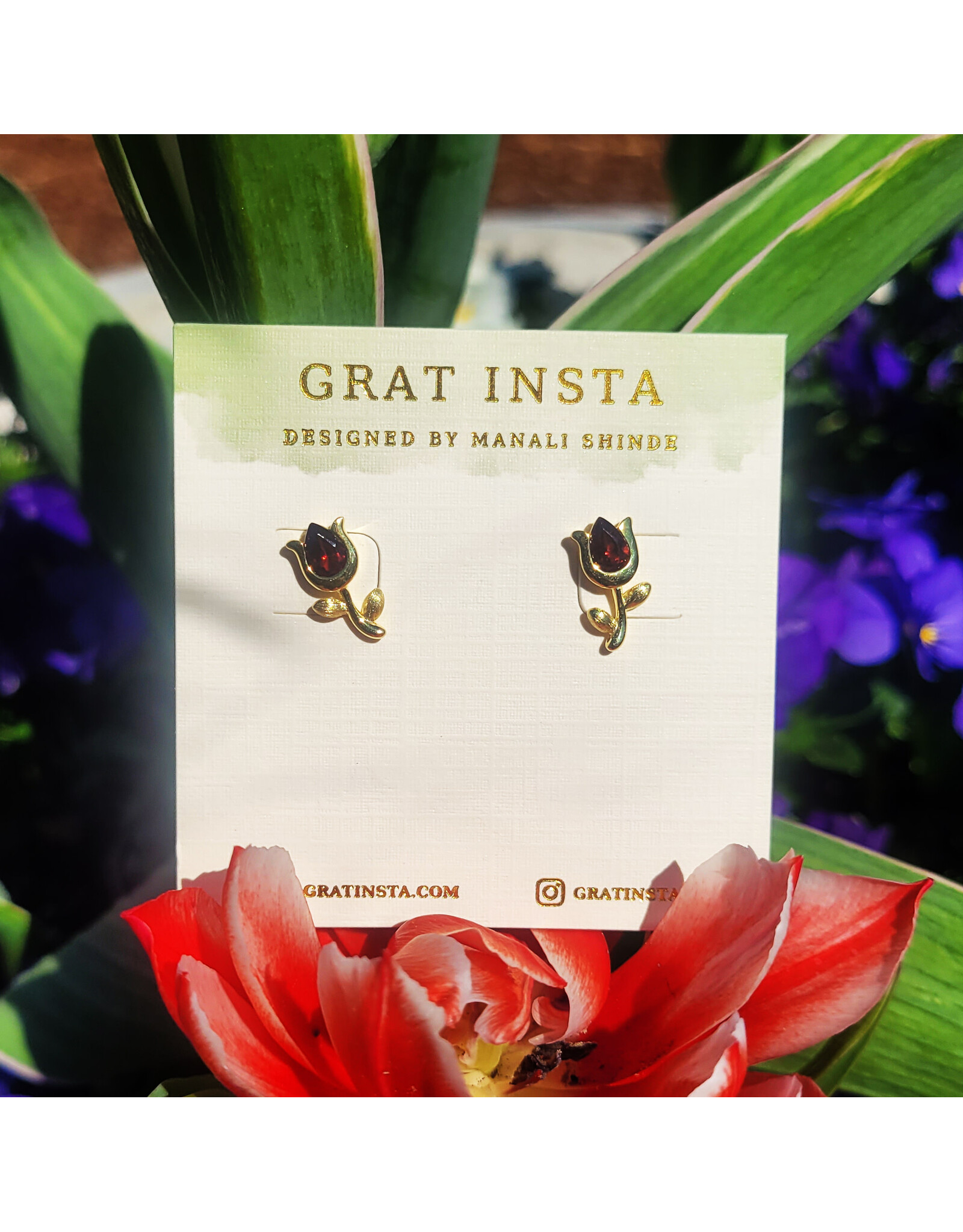 Cheekwood Tulip Earrings