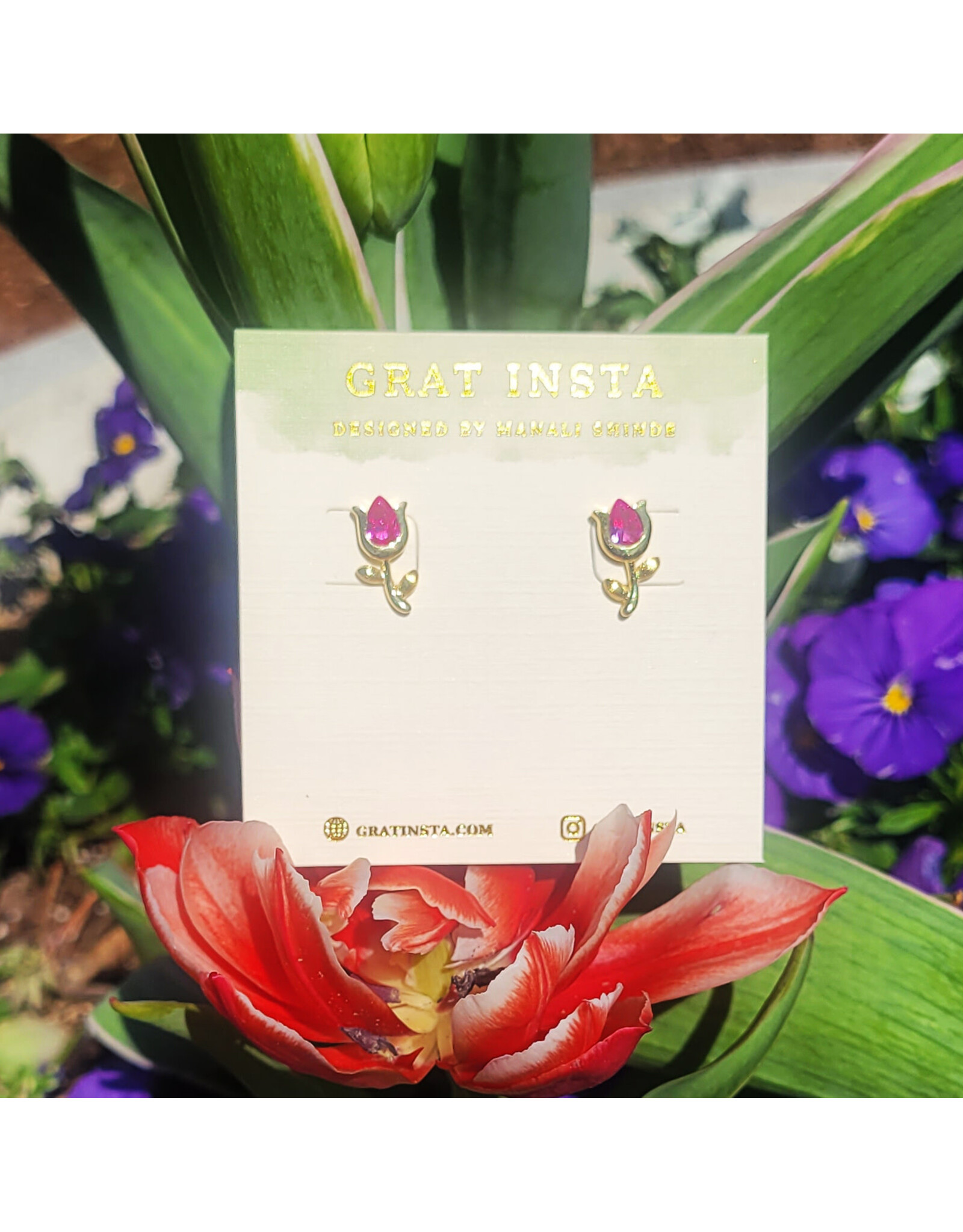 Cheekwood Tulip Earrings