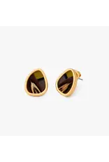 Brackish Teardrop Stud Earrings