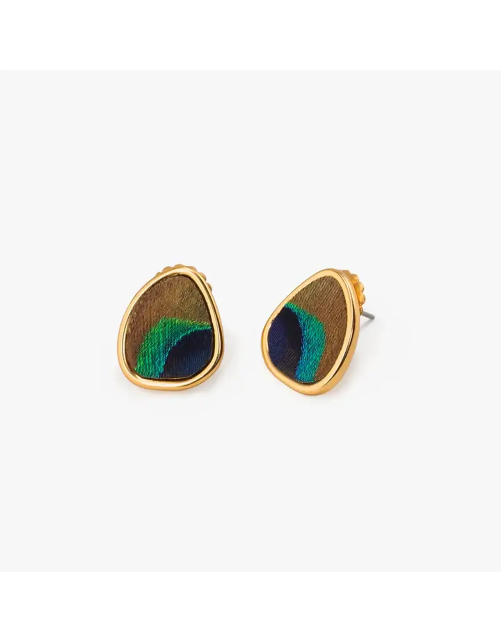 Brackish Teardrop Stud Earrings