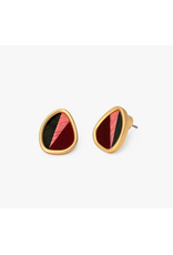 Brackish Teardrop Stud Earrings