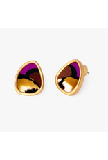 Brackish Teardrop Stud Earrings