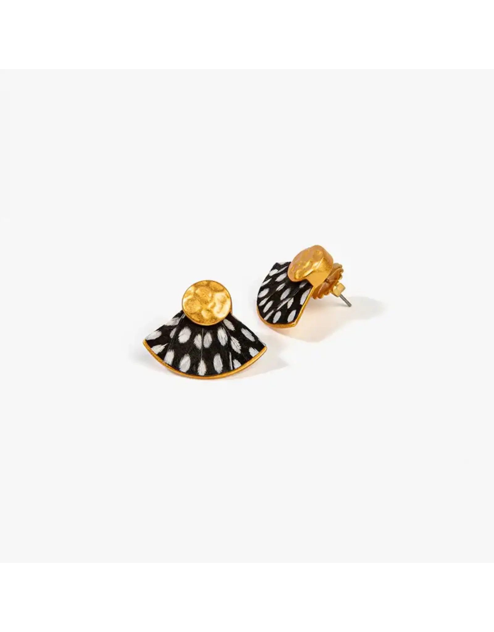 Brackish Fan Stud Earrings