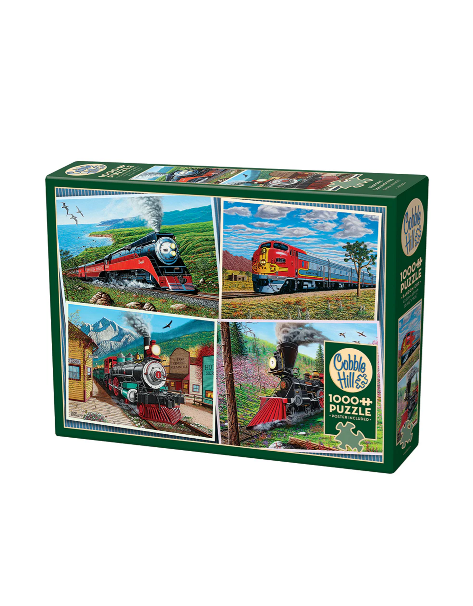 Historic Locomotives 1000 Piece Puzzle