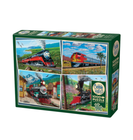 Historic Locomotives 1000 Piece Puzzle