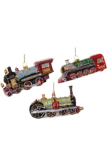 Glass Train Ornament - Assorted