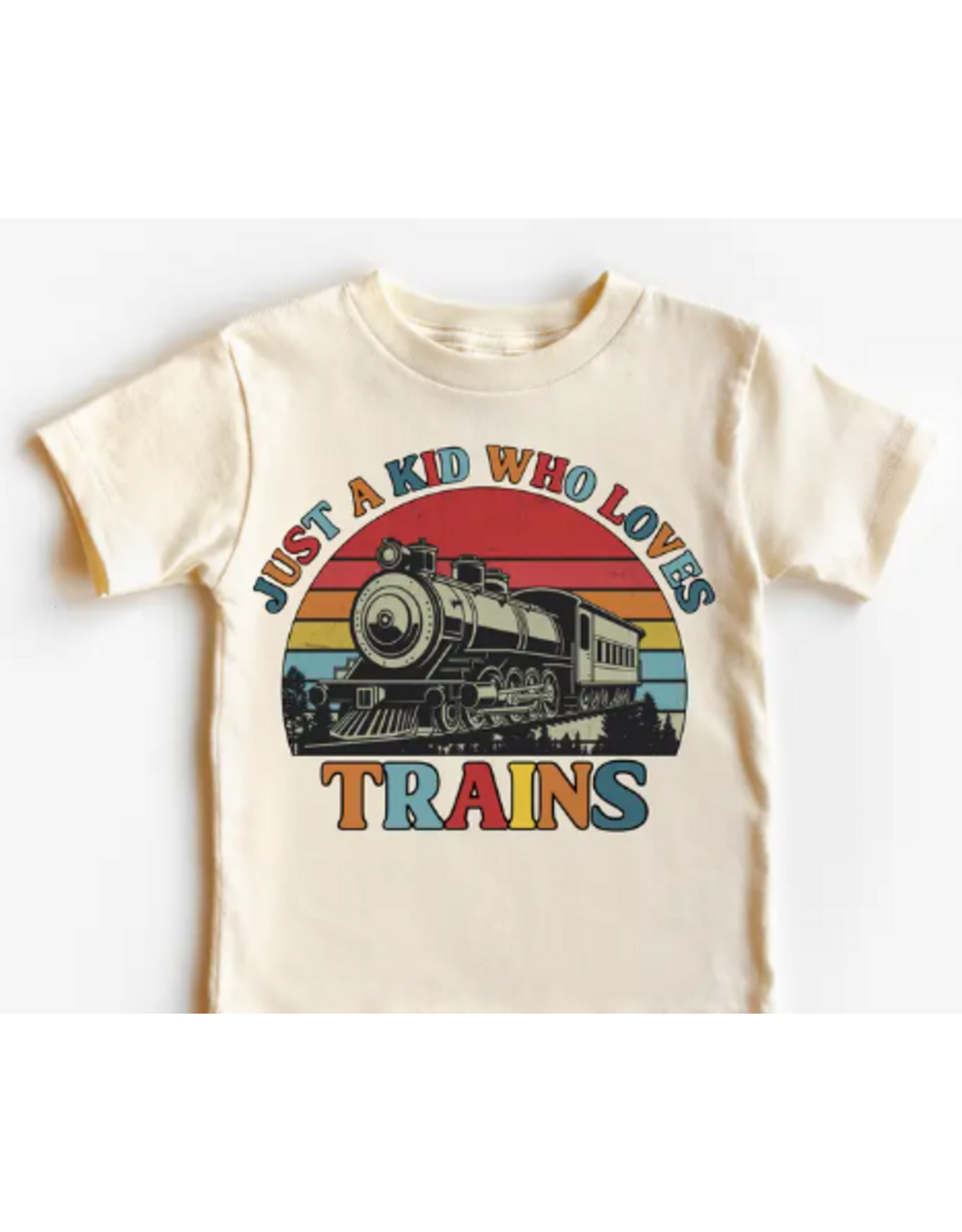 Just a Kid Who Loves Trains Shirt