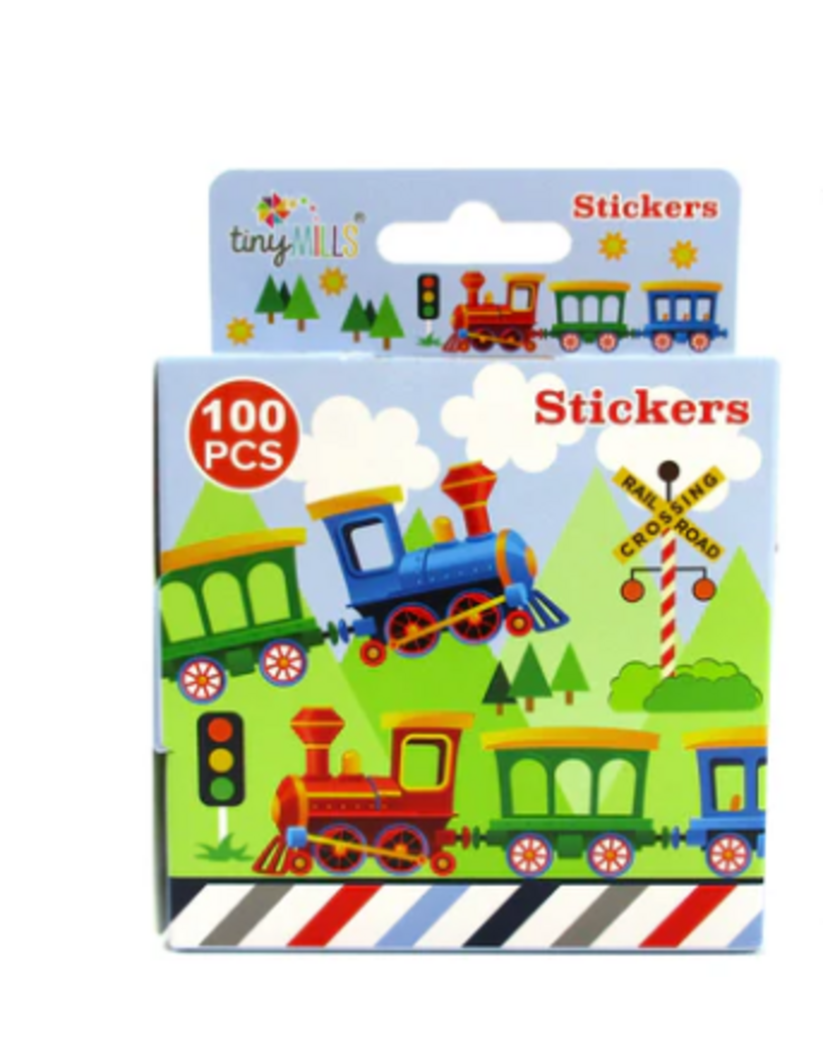 Box of 100 Train Stickers