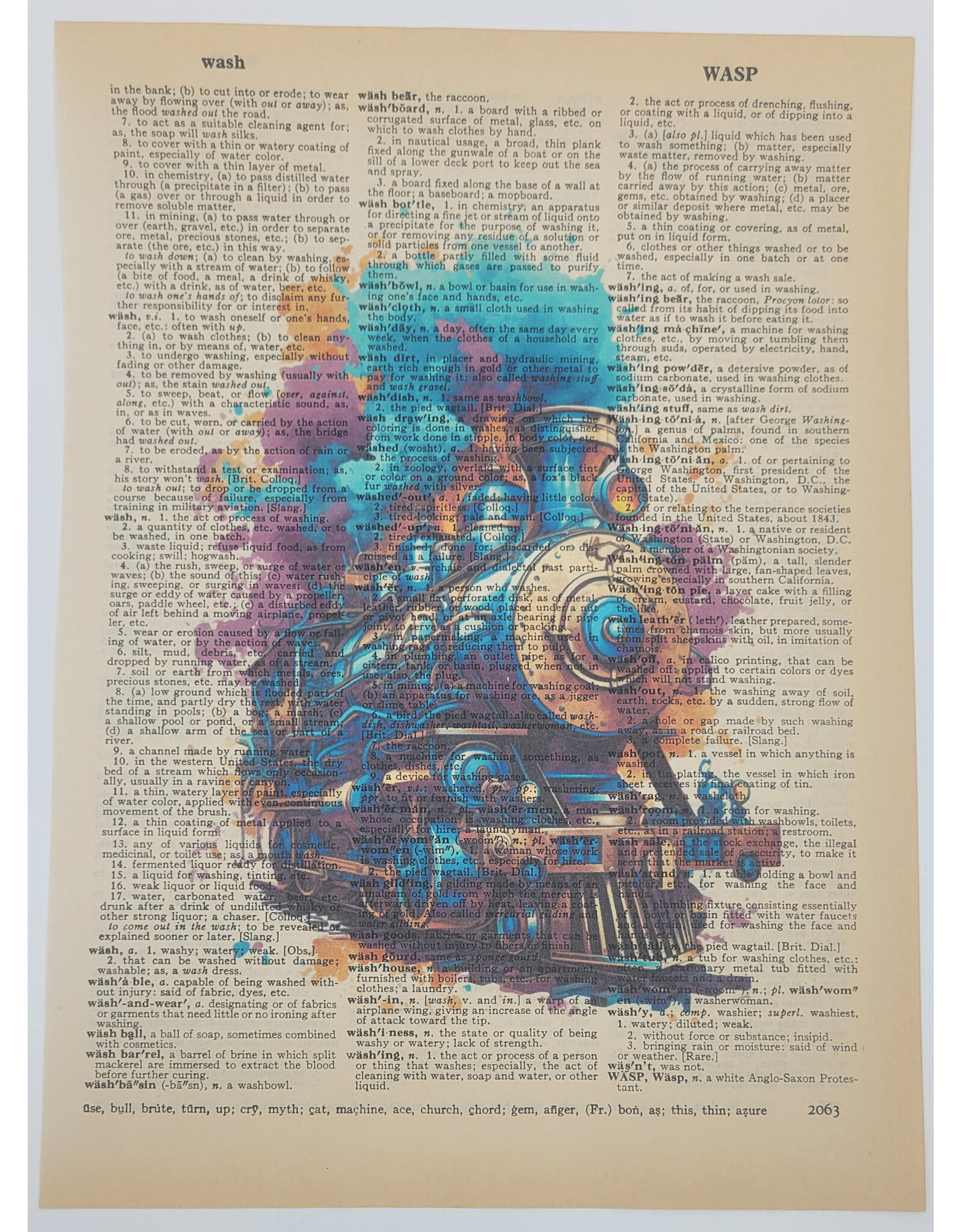 Train Dictionary Print