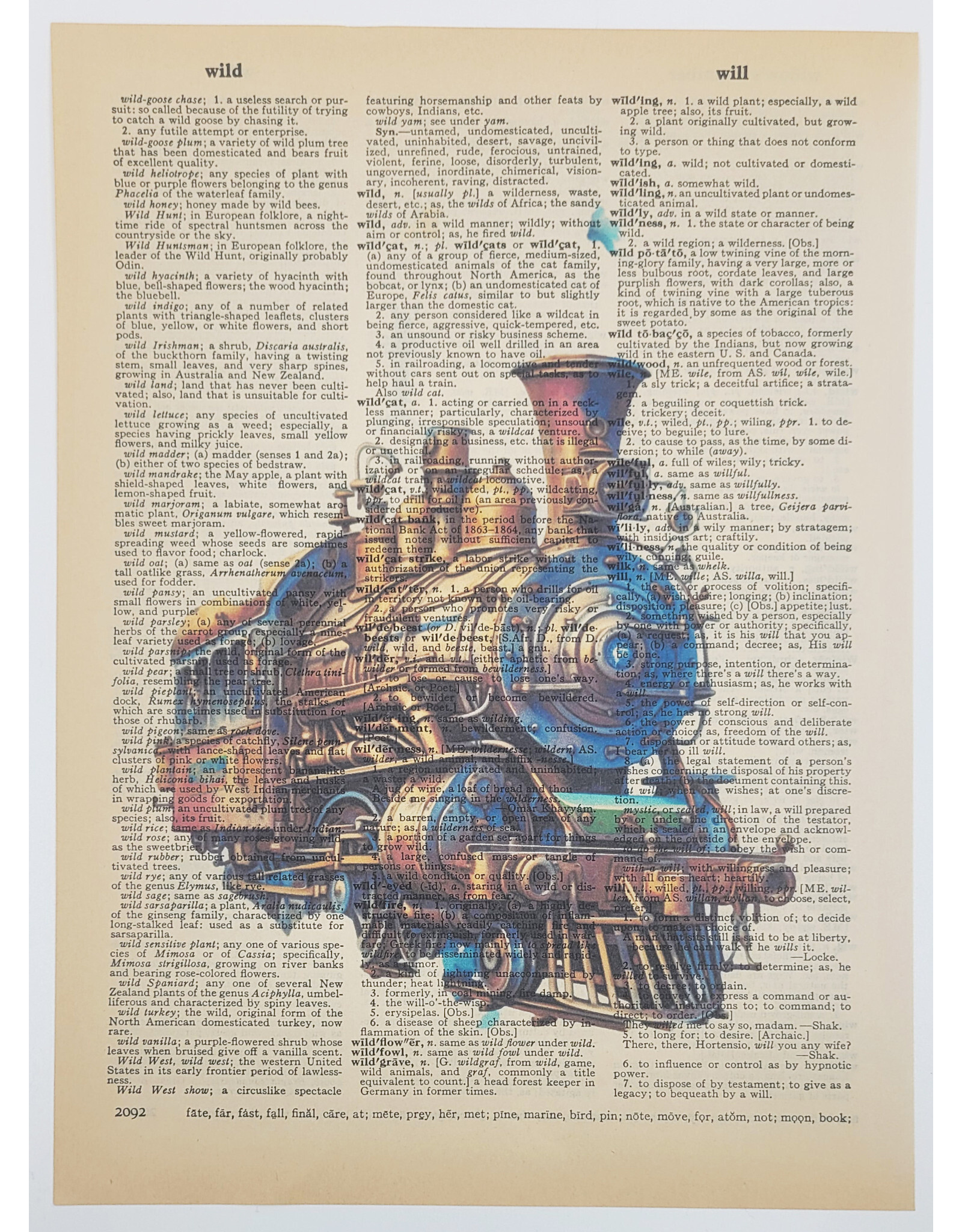 Train Dictionary Print