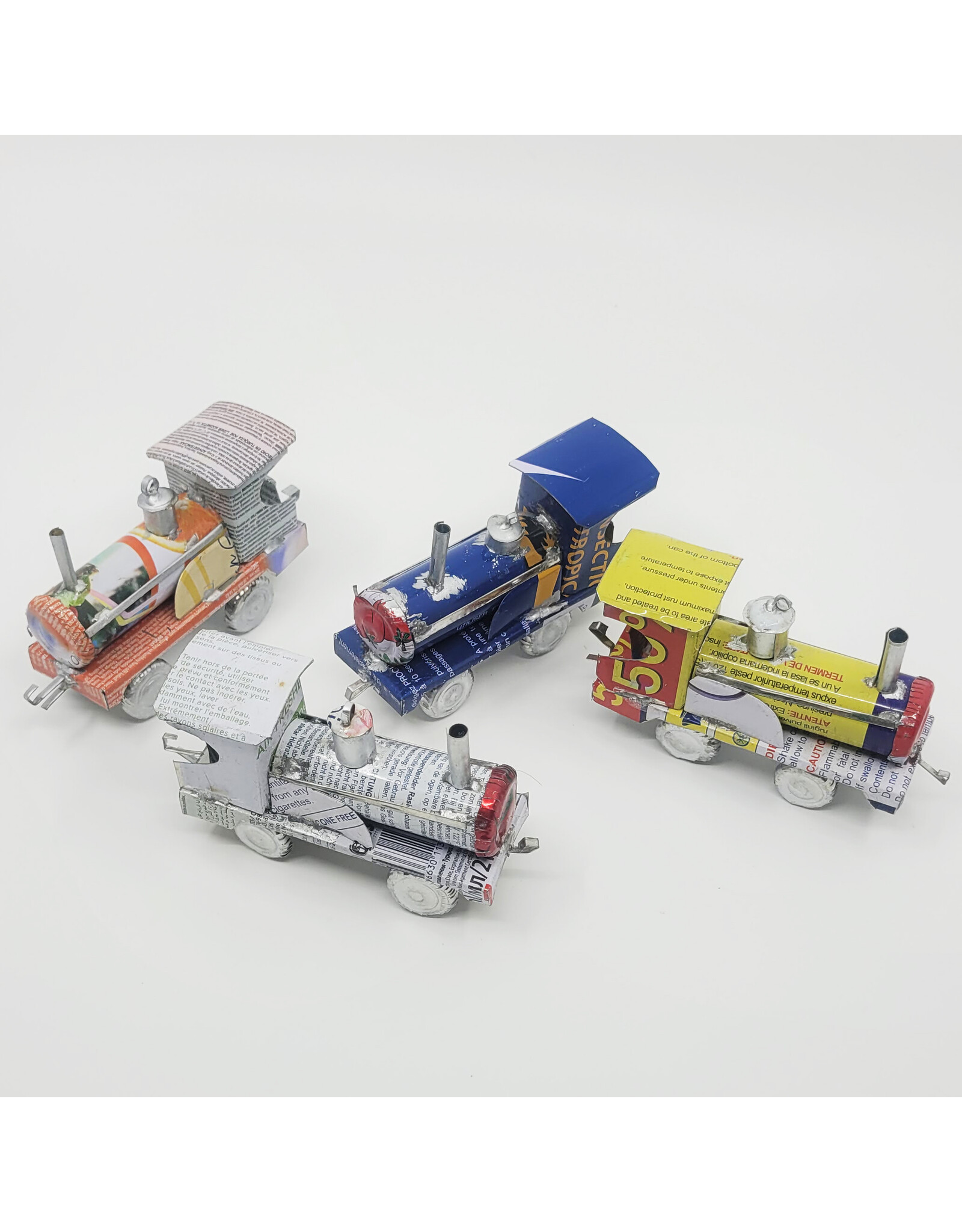 Upcycled Tin Train - Assorted
