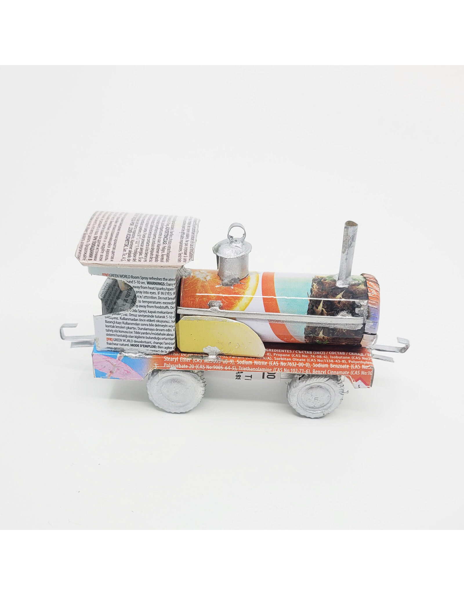 Upcycled Tin Train - Assorted