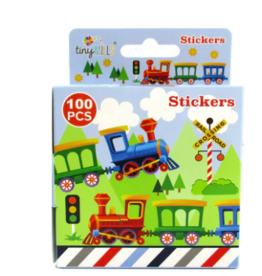 Box of 100 Train Stickers
