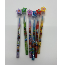 Train Stackable Crayon w/ Stamper