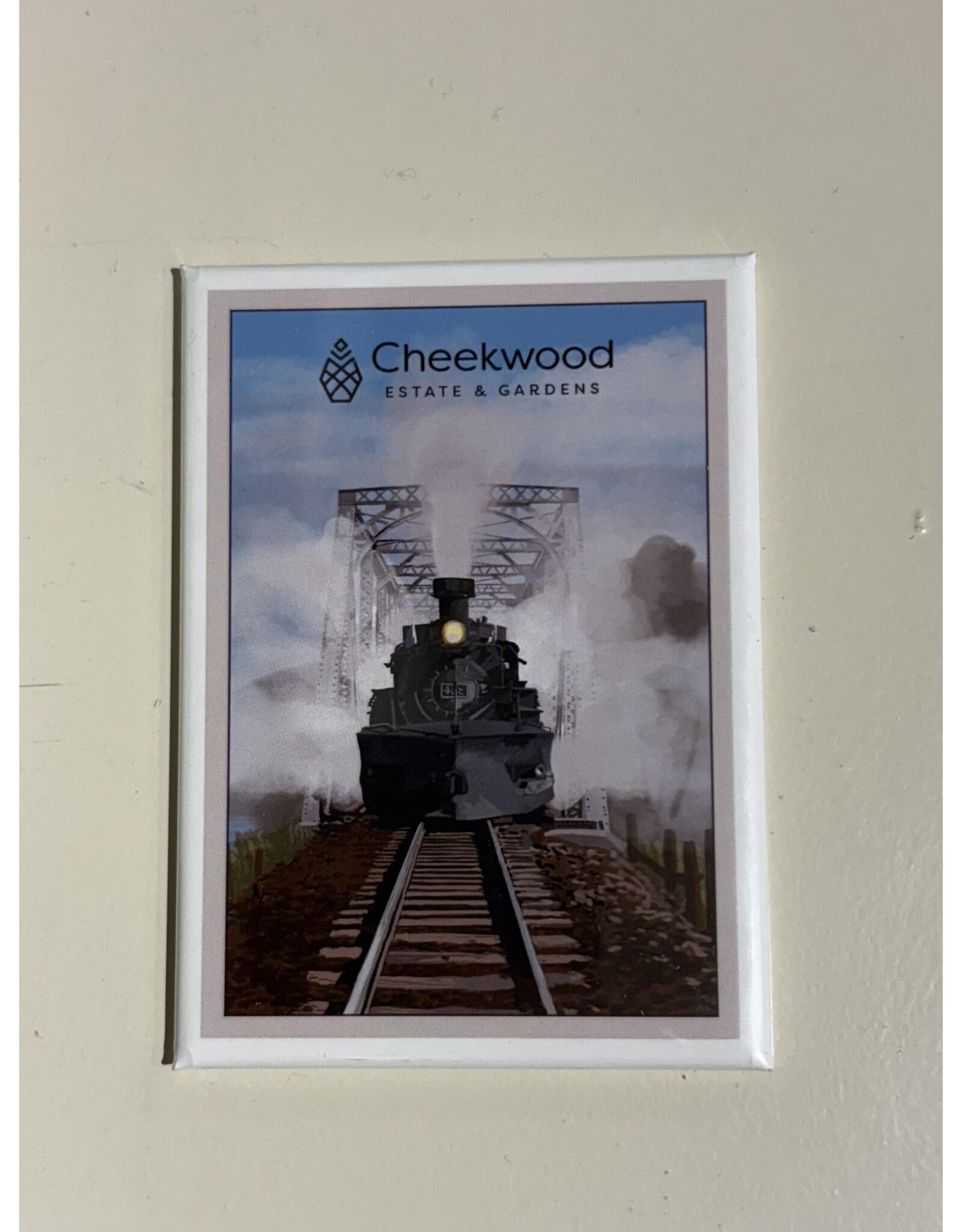 CW Foggy Train Magnet