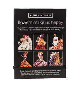 Fleurs de Villes Greeting Card Set of 6