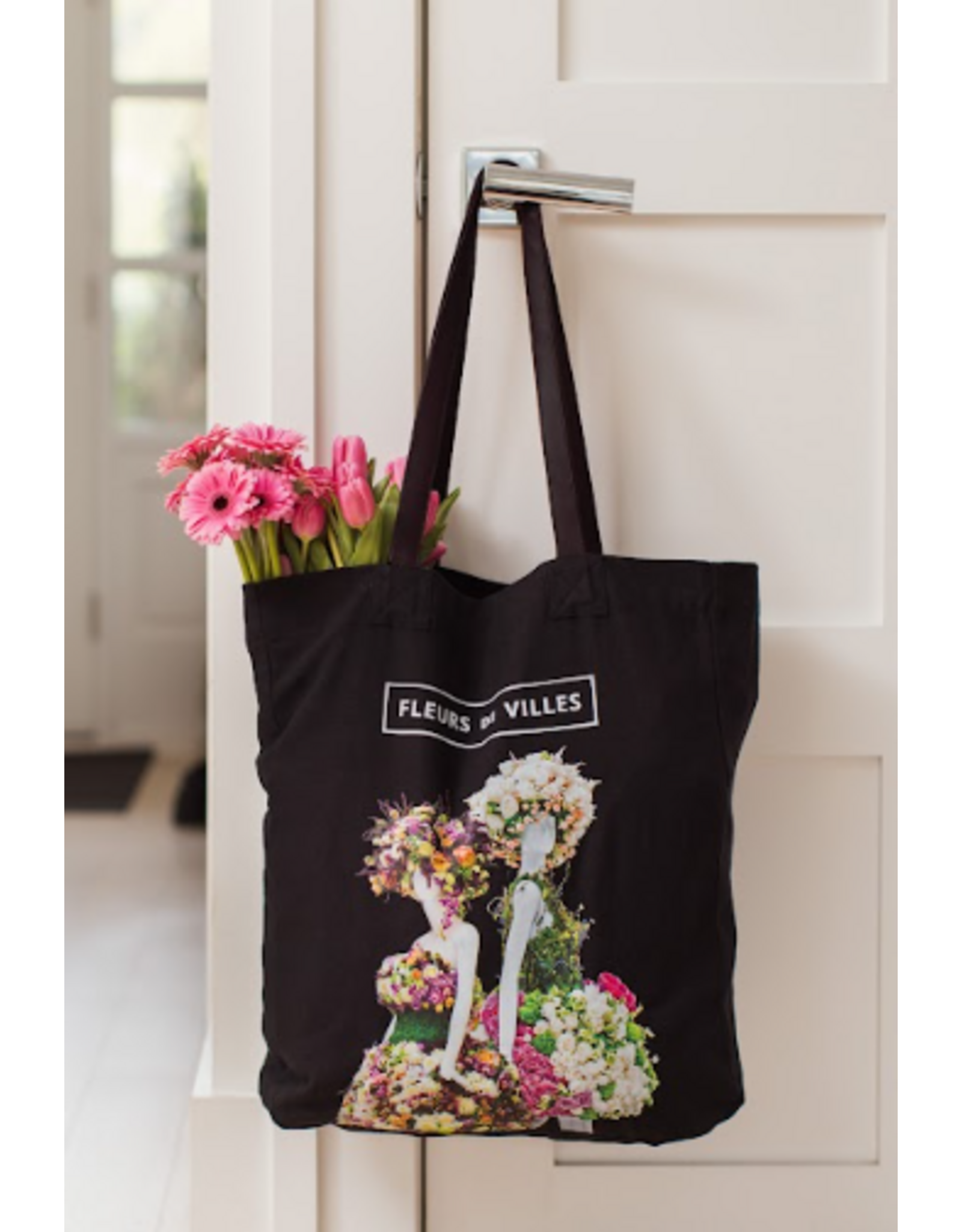 Fleurs de Villes Floral Tote Bag
