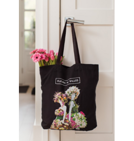 Fleurs de Villes Floral Tote Bag