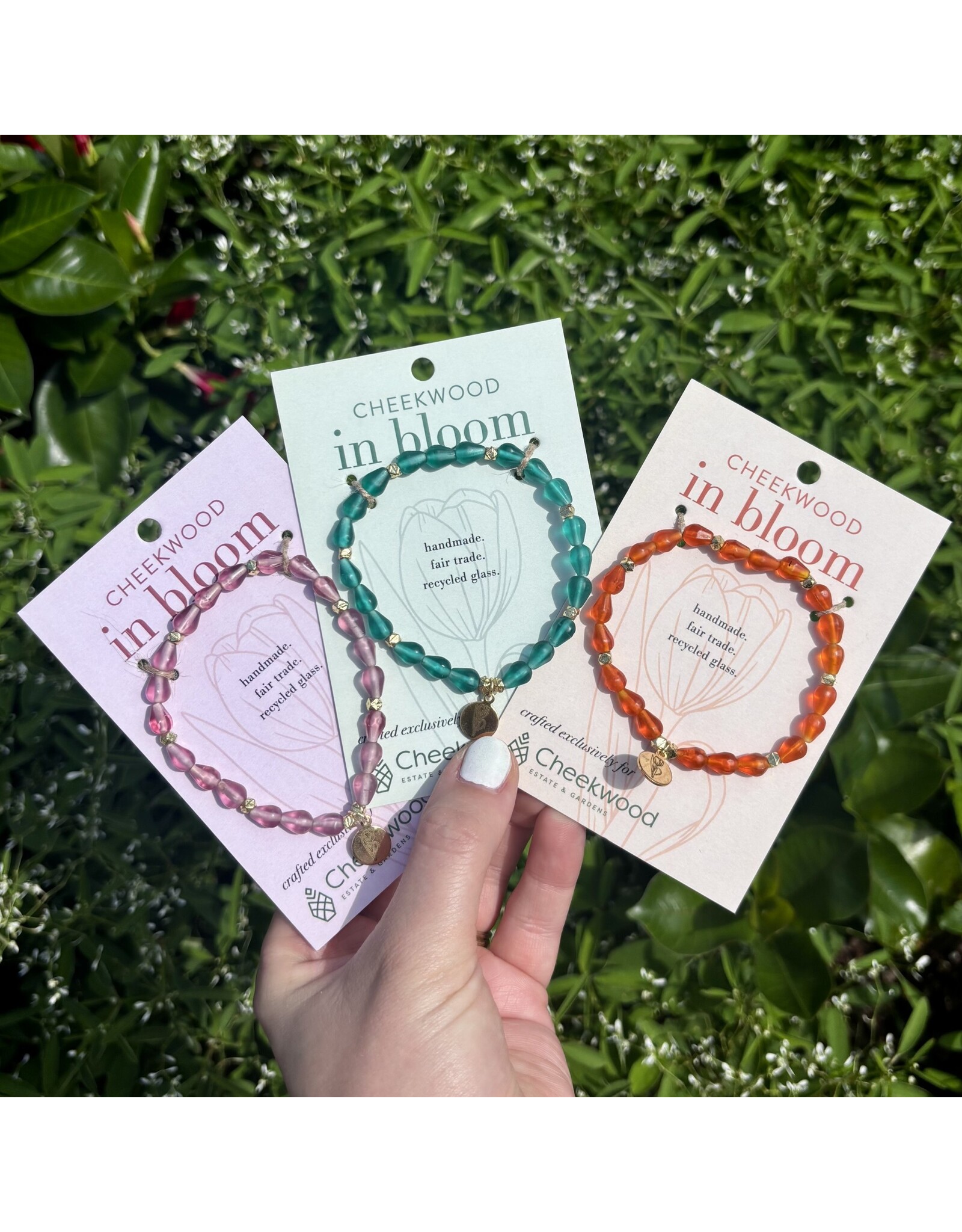 Cheekwood in Bloom Glass Bracelet