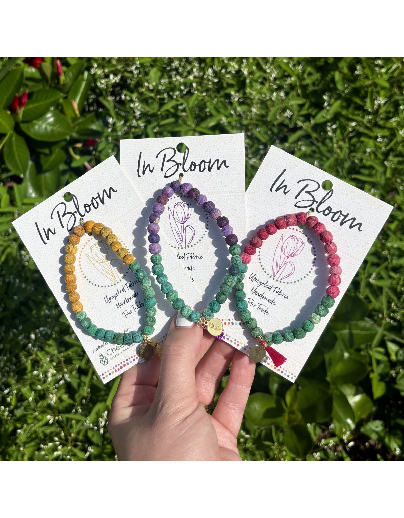 Cheekwood in Bloom Fabric Bracelet