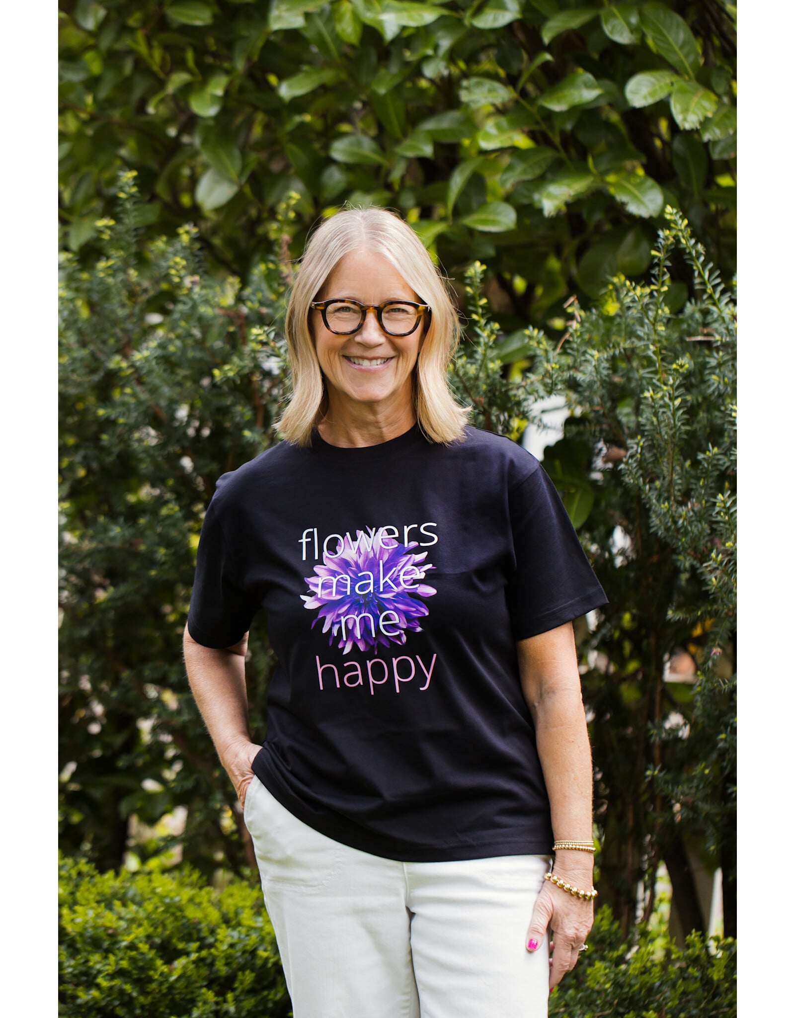 Purple Womens Fleurs de Villes T-Shirt