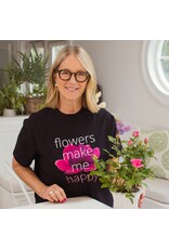 Pink Womens Fleurs de Villes T-Shirt