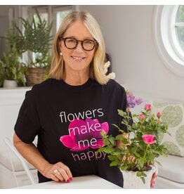 Pink Womens Fleurs de Villes T-Shirt