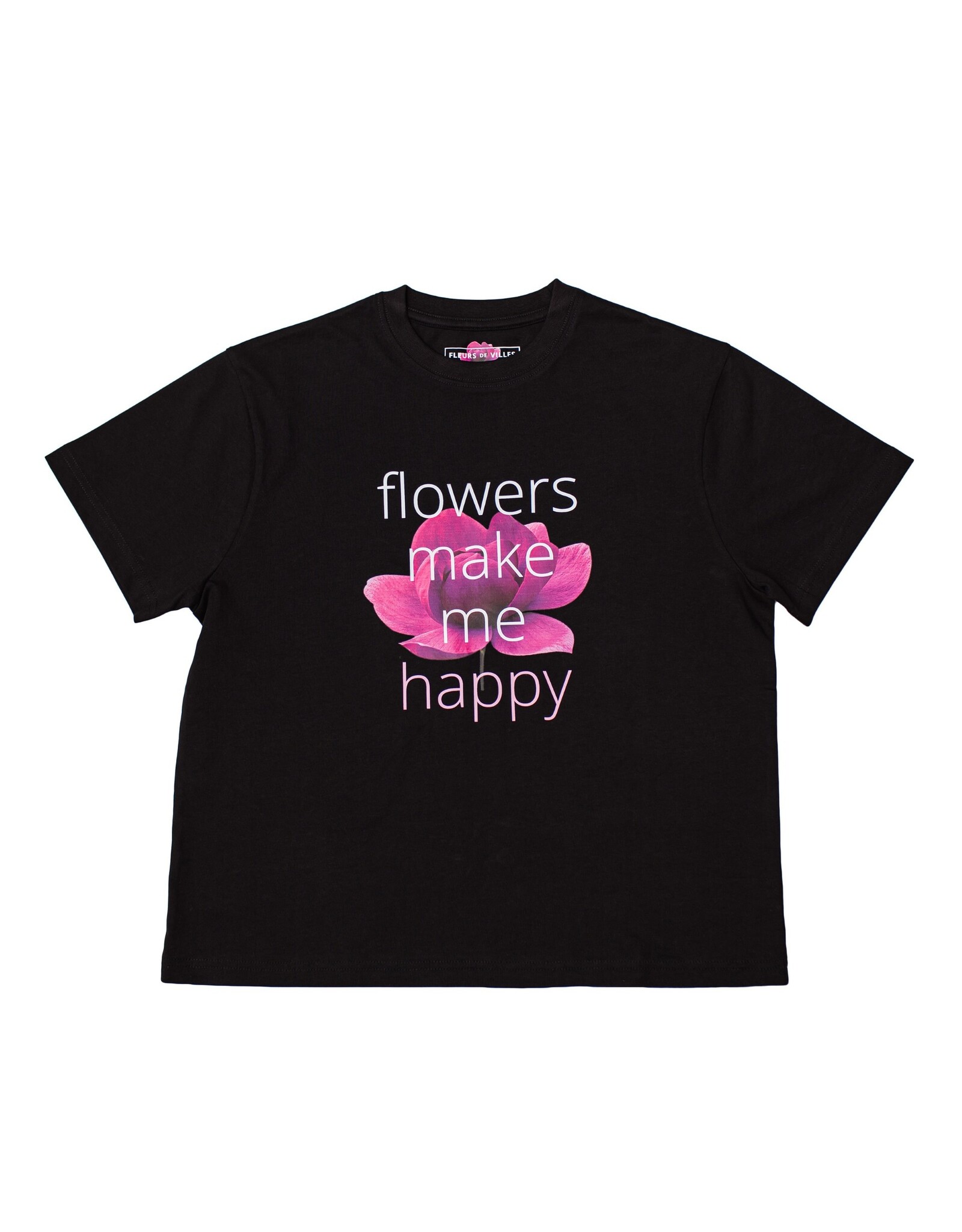 Pink Womens Fleurs de Villes T-Shirt