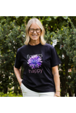 Purple Womens Fleurs de Villes T-Shirt