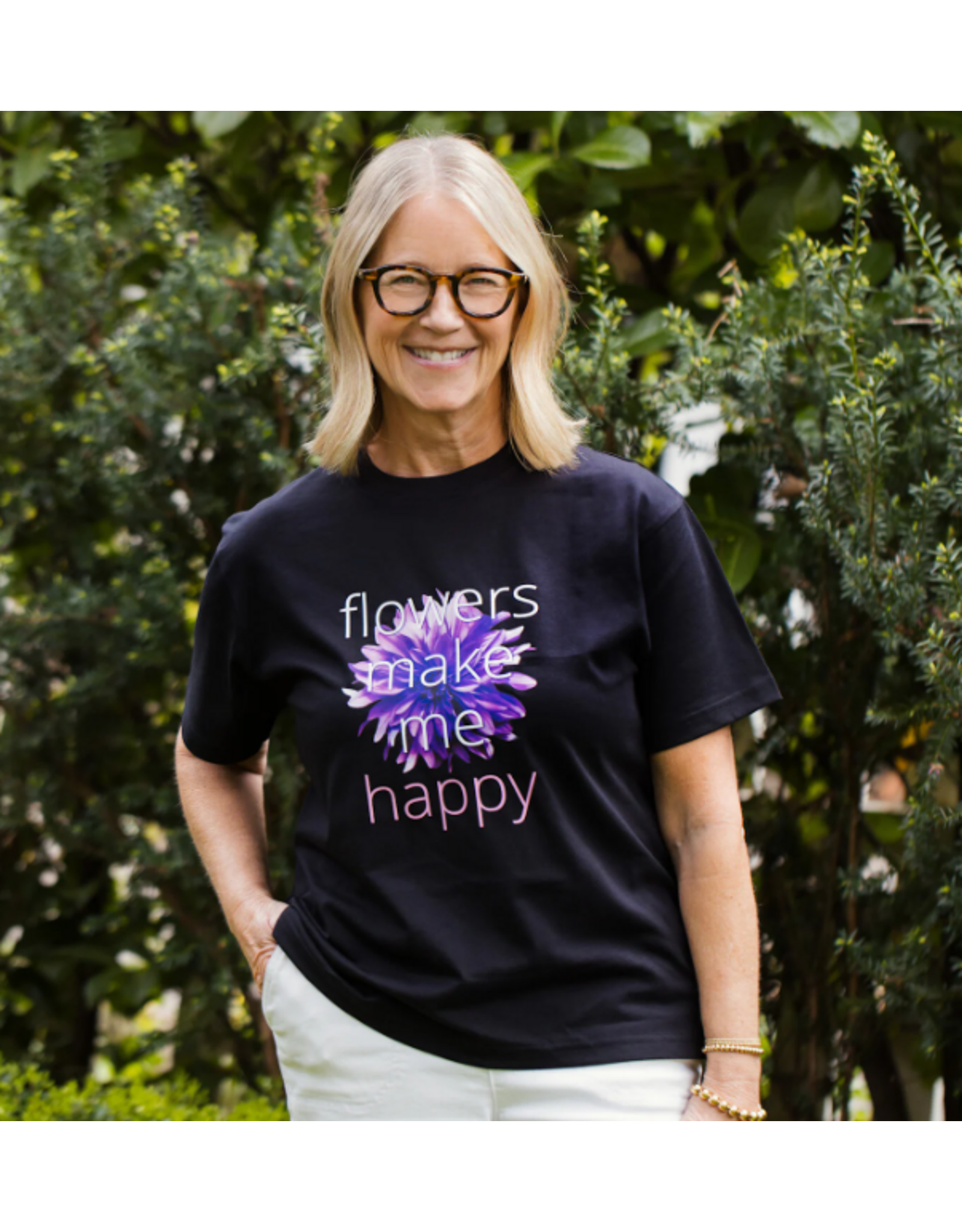Purple Womens Fleurs de Villes T-Shirt
