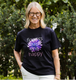 Purple Womens Fleurs de Villes T-Shirt