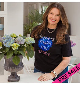 Blue Unisex Fleurs de Villes T-Shirt