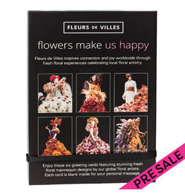 Fleurs de Villes Greeting Card Set of 6