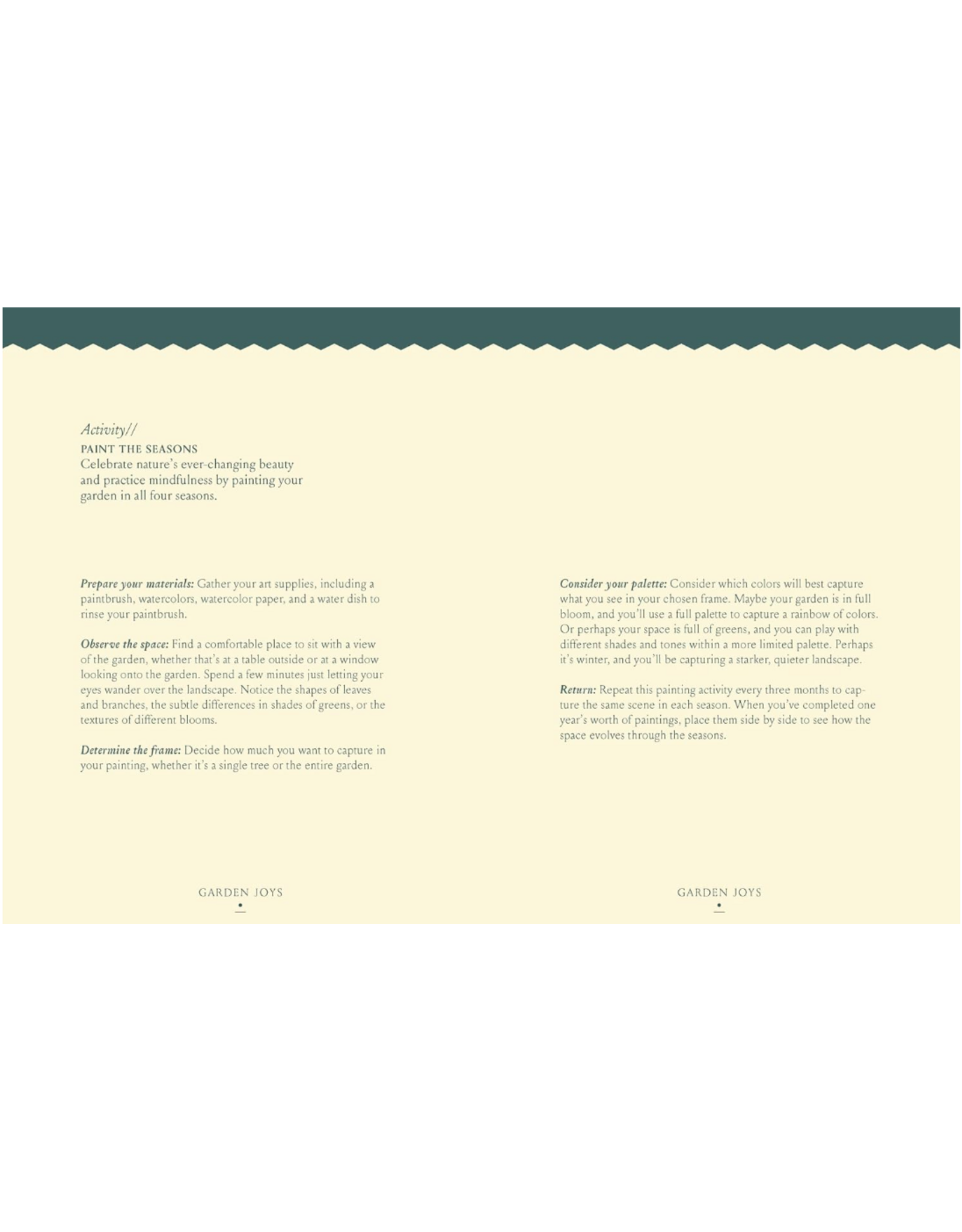 The Joyful Gardener's Journal