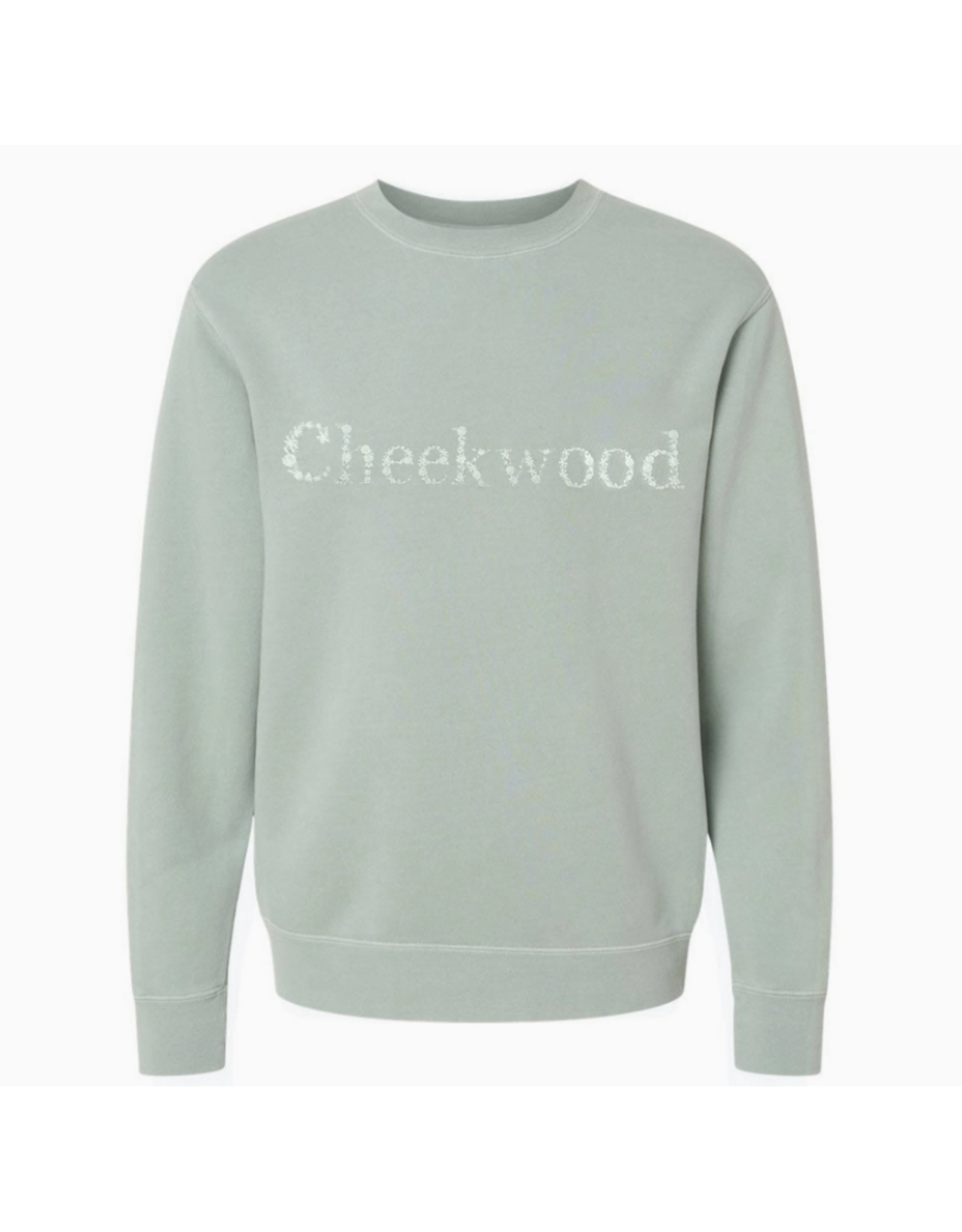 Embroidered Sage Cheekwood Sweatshirt
